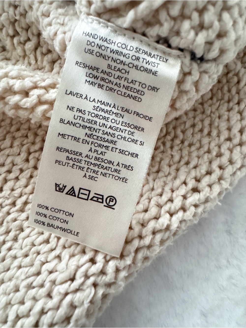 Free People We The Free Morgan Cable Pullover Sweater Cream - Picture 12 of 16